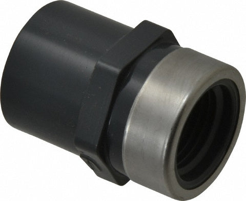 1/2" PVC Plastic Pipe Reinforced Female Adapter