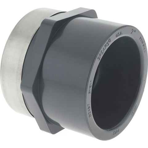 2" PVC Plastic Pipe Reinforced Female Adapter
