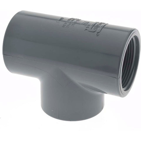 1-1/2" CPVC Plastic Pipe Tee