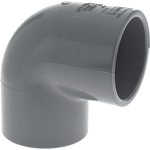 2" CPVC Plastic Pipe 90&deg; Elbow