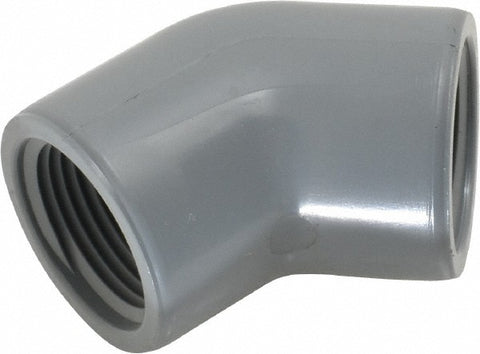 3/4" CPVC Plastic Pipe 45&deg; Elbow