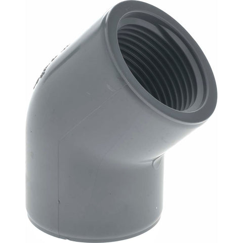 1" CPVC Plastic Pipe 45&deg; Elbow