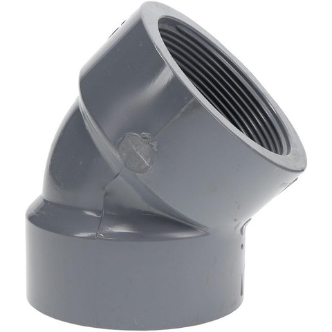 2" CPVC Plastic Pipe 45&deg; Elbow