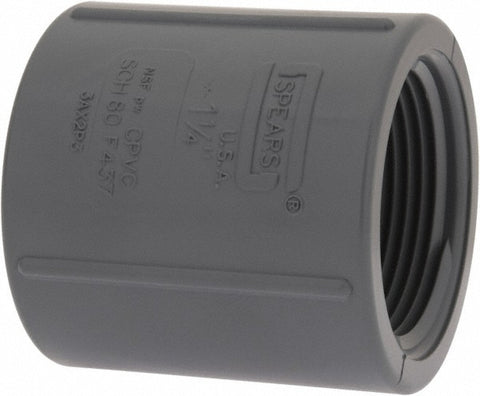 1-1/4" CPVC Plastic Pipe Coupling