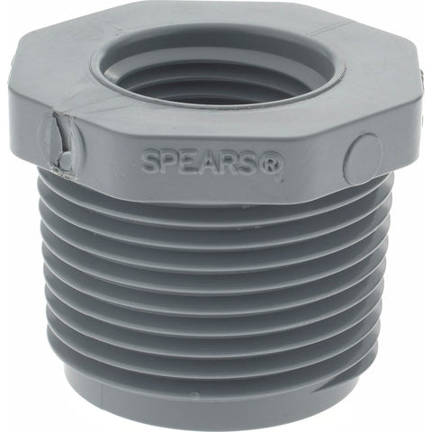 1 x 1/2" CPVC Plastic Pipe Bushing