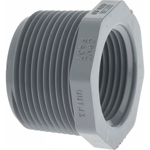 1-1/4 x 1" CPVC Plastic Pipe Bushing