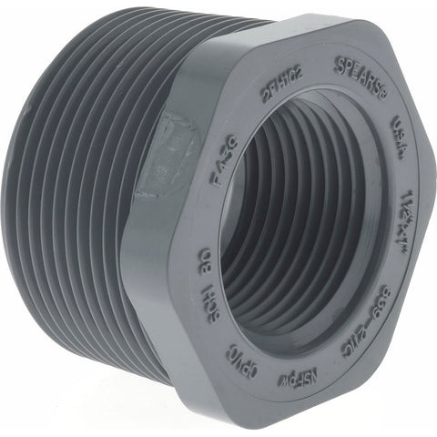 1-1/2 x 1" CPVC Plastic Pipe Bushing