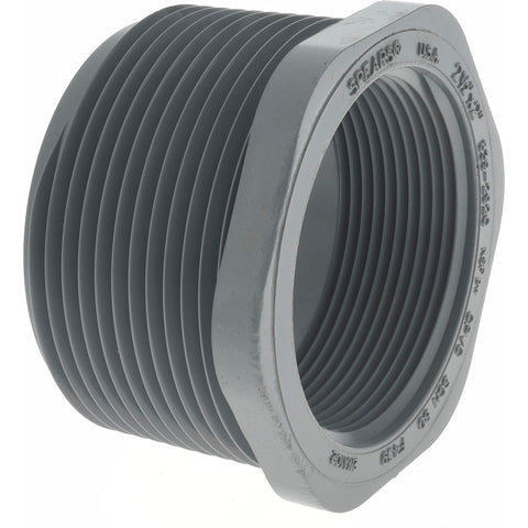 2-1/2 x 2" CPVC Plastic Pipe Bushing