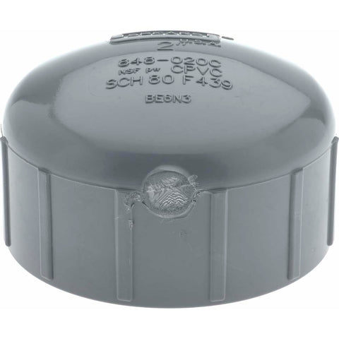2" CPVC Plastic Pipe End Cap