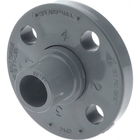 1" CPVC Plastic Pipe Flange (Two Piece)