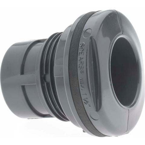 1-1/2" PVC Plastic Pipe Bulkhead Tank Adapter