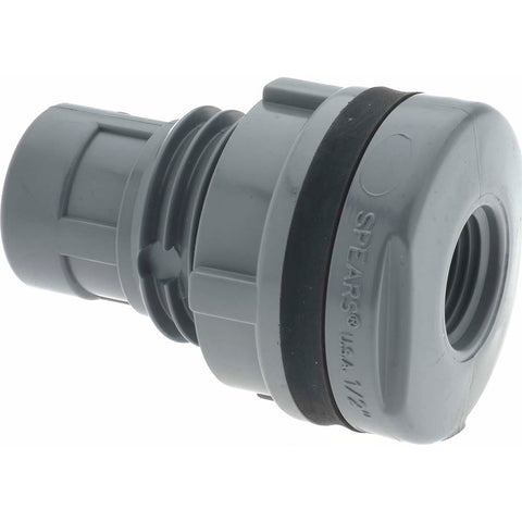 1/2" CPVC Plastic Pipe Bulkhead Tank Adapter