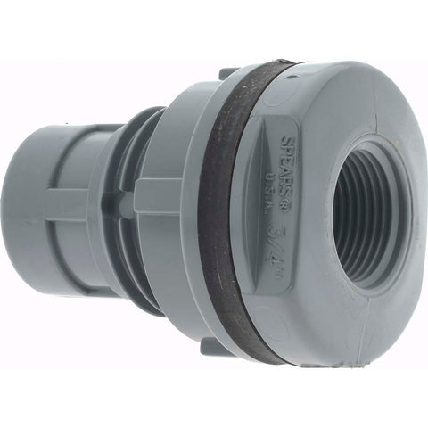 3/4" CPVC Plastic Pipe Bulkhead Tank Adapter