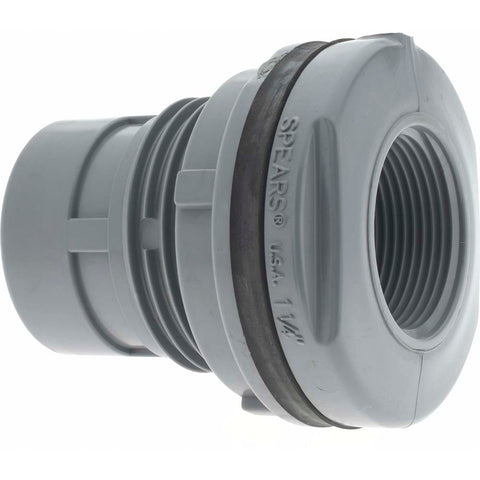 1-1/4" CPVC Plastic Pipe Bulkhead Tank Adapter