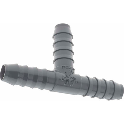 Barbed Tube Insert Tee Plug: 1/2" Barbs