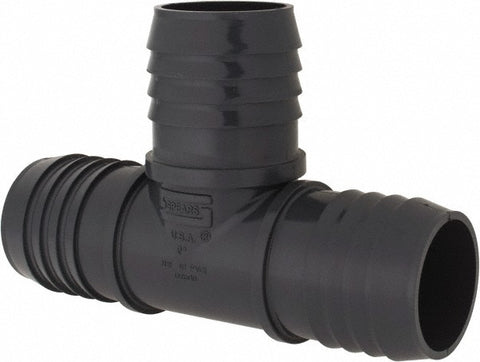 Barbed Tube Insert Tee Plug: 2" Barbs