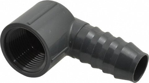 Barbed Tube Elbow: 3/4" Barbs, 3/4" FIPT