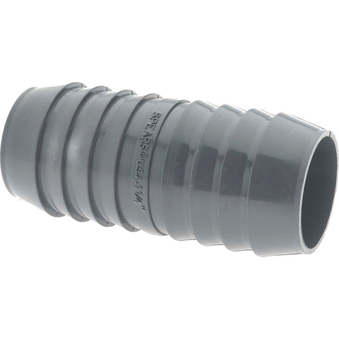 Barbed Tube Insert Coupling: 1-1/4" Barbs