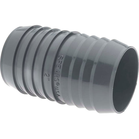 Barbed Tube Insert Coupling: 2" Barbs