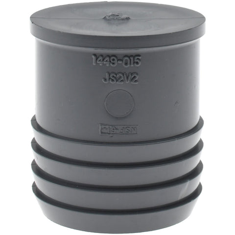 Barbed Tube Plug: 1-1/2" Barbs