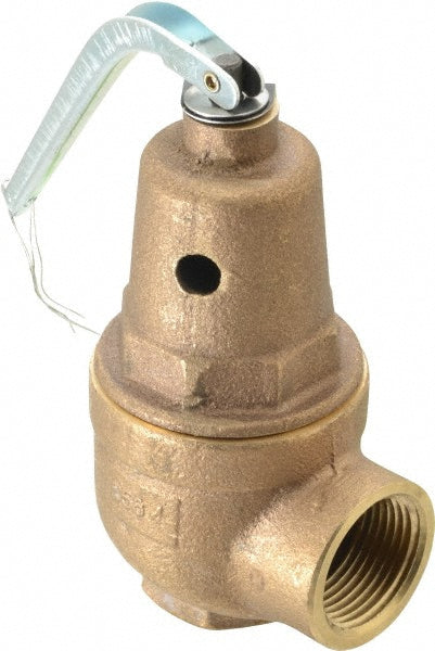 ASME Section IV Safety Relief Valve: 3/4" Inlet, 30 Max psi