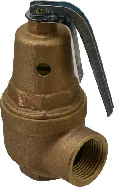 ASME Section IV Safety Relief Valve: 3/4" Inlet, 100 Max psi