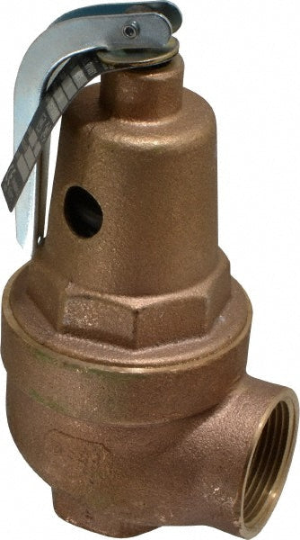 ASME Section IV Safety Relief Valve: 1" Inlet, 30 Max psi