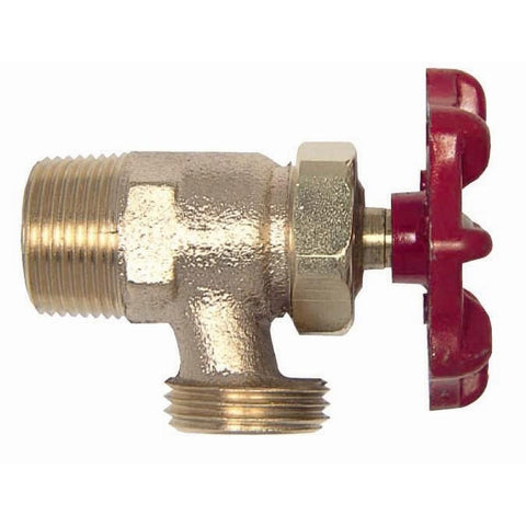 3/4" Pipe, Bronze, MNPT x GHT End Connection, Boiler Drain Valve