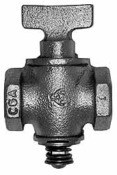 3/8" Pipe, Tee Head Wrench Operated Gas Cock