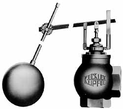 3/4" Pipe, Bronze, Angle Pattern-Single Seat, Automatic Float Valve