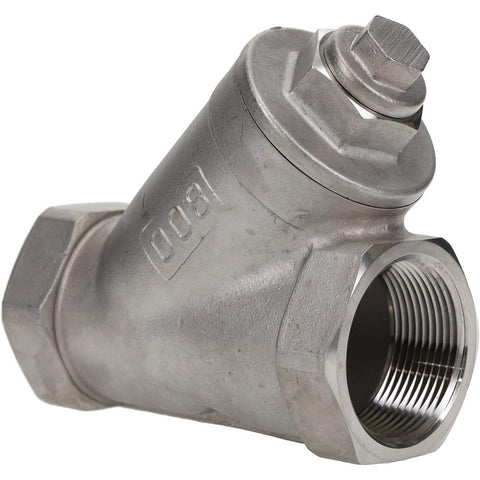 1-1/2" Pipe, Female NPT Ends, 316 Stainless Steel Y-Strainer