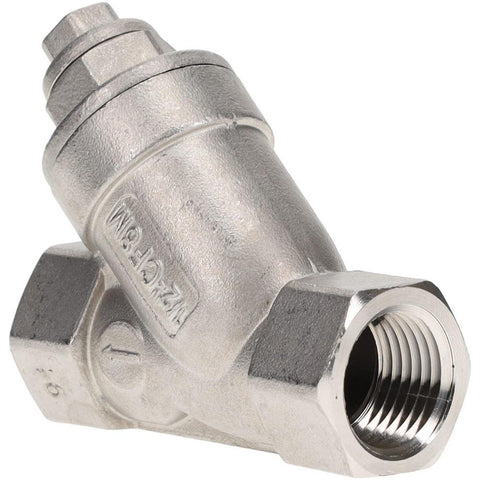 1/2" Pipe, Female NPT Ends, 316 Stainless Steel Y-Strainer