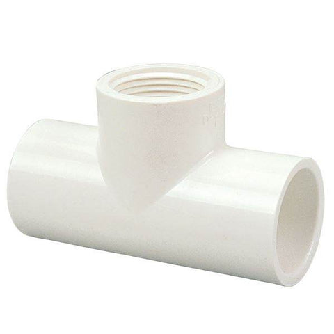 Fipt Size (Nibco Part#: L14795YP) 4612 - Tee Slip x Slip x FIPT - PVC Schedule 4 ...
