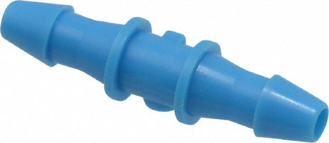 Barbed Tube Straight Coupler: Single Barb, 1/8" Barb