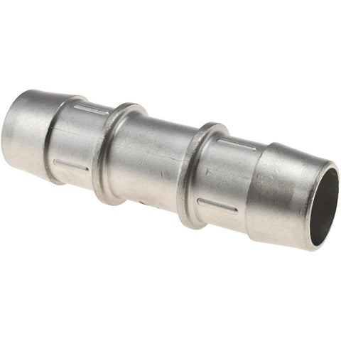 Barbed Tube Straight Coupler: 3/4" Barbs