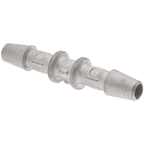 Barbed Tube Straight Coupler: 1/8" Barbs