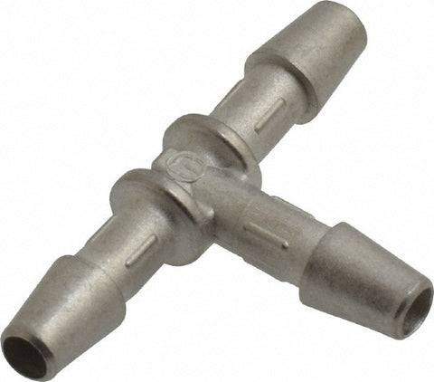 Barbed Tube Tee: 1/8" Barbs