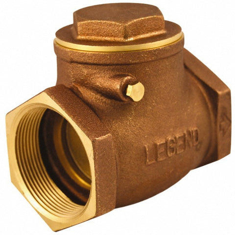 1/2" Pipe, 125 psi WOG Rating, Brass Stop & Waste Valve