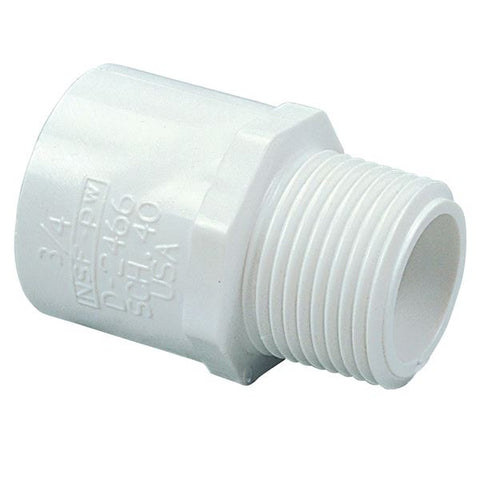 (Nibco Part#:  L03060Y) 4604 - Male Adapter MIPT x Slip - PVC Schedule 40