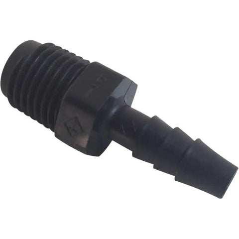 Barbed Tube Male Connector: Single Barb, 3/4" Barb, 1/2" NPT