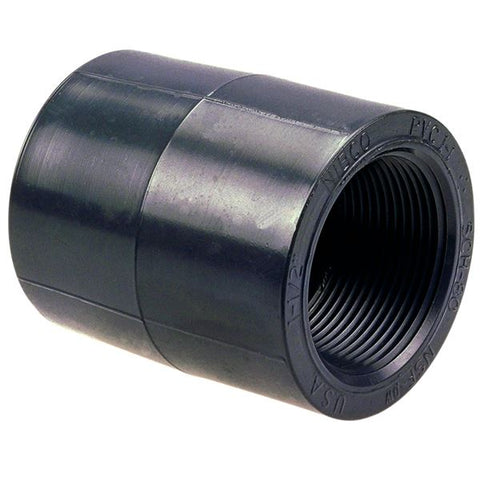 (Nibco Part#:  CA02200) 4501-3-3 - Thread Coupling/Reducing Thread Coupling FPT x FPT - PVC Schedule 80