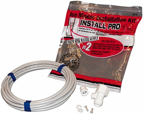 5 Piece, 1/8" ID Under Sink Water Supply Ice Maker Kit