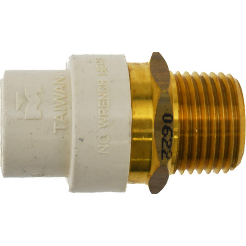 1/2" CPVC Plastic Pipe Male Adapter