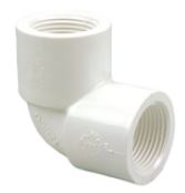 (Nibco Part#:  L866100) 4607-3-3 - 90-degree Elbow FIPT x FIPT - PVC Schedule 40