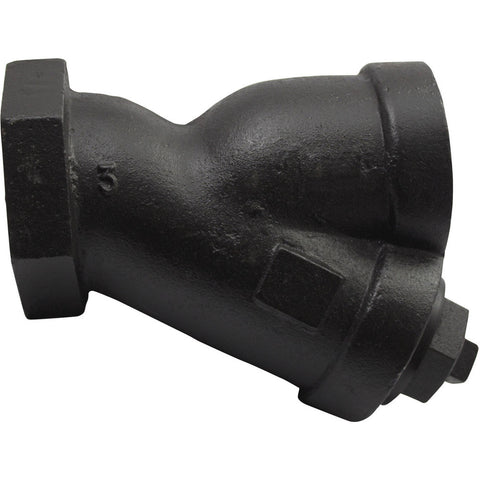 1-1/2" Pipe, NPT Ends, Cast Iron Y-Strainer
