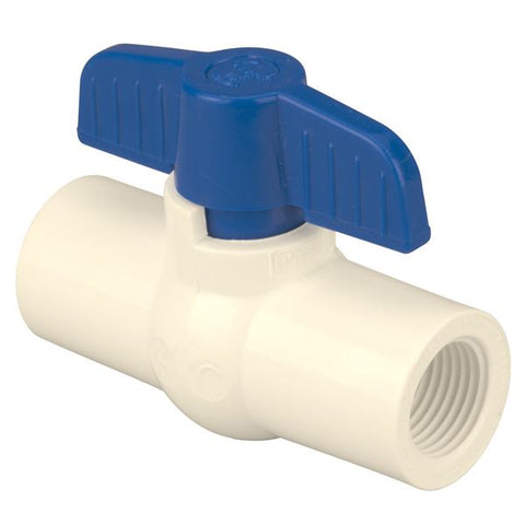 (Nibco Part#:  MA01136) 4660-T - PVC Ball Valve, Threaded - PVC Schedule 40