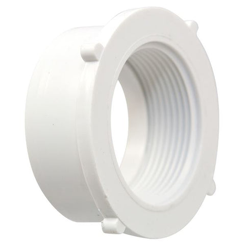 (Nibco Part#:  K177500) 4803-2-F - Female Flush Adapter Spg x FIPT - PVC DWV