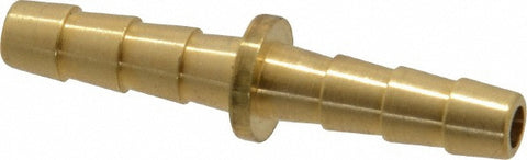3/16" ID Hose Barb: Brass Double Bolt Clamp