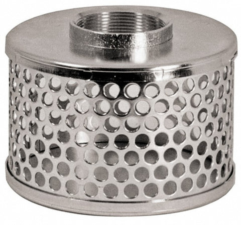 4" Hose, Round Hole Strainer