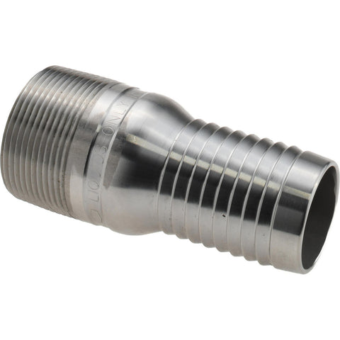 1-1/2" Pipe ID, Threaded Combination Nipple for Hoses